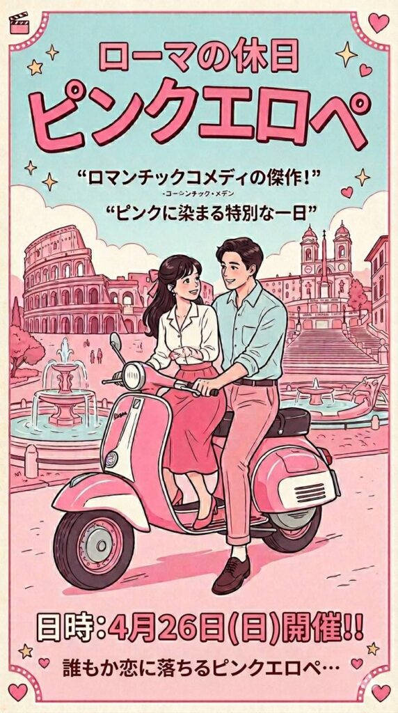 ローマの休日　ピンクエロぺ
