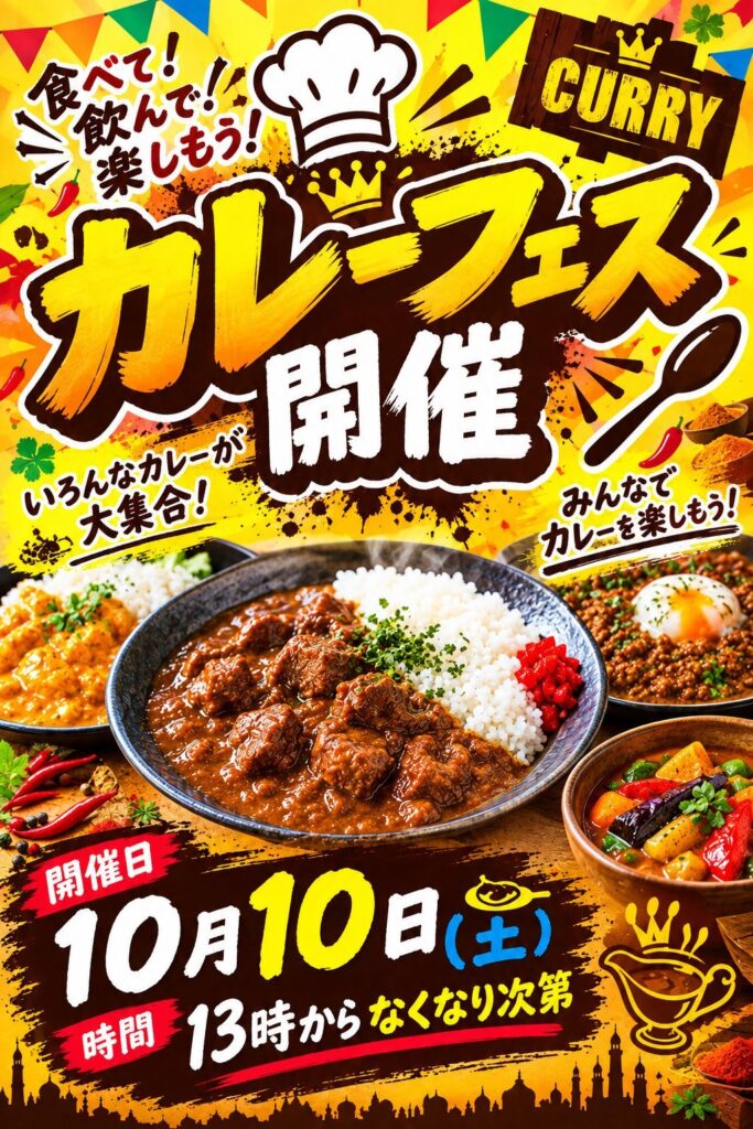 おしゅん店長【カレーフェス】！！